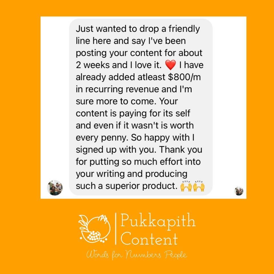 800 month revenue review